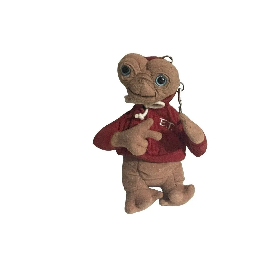 Universal Studios E.T. with Red Hoodie Keychain Plush 6" Stuffed Toy